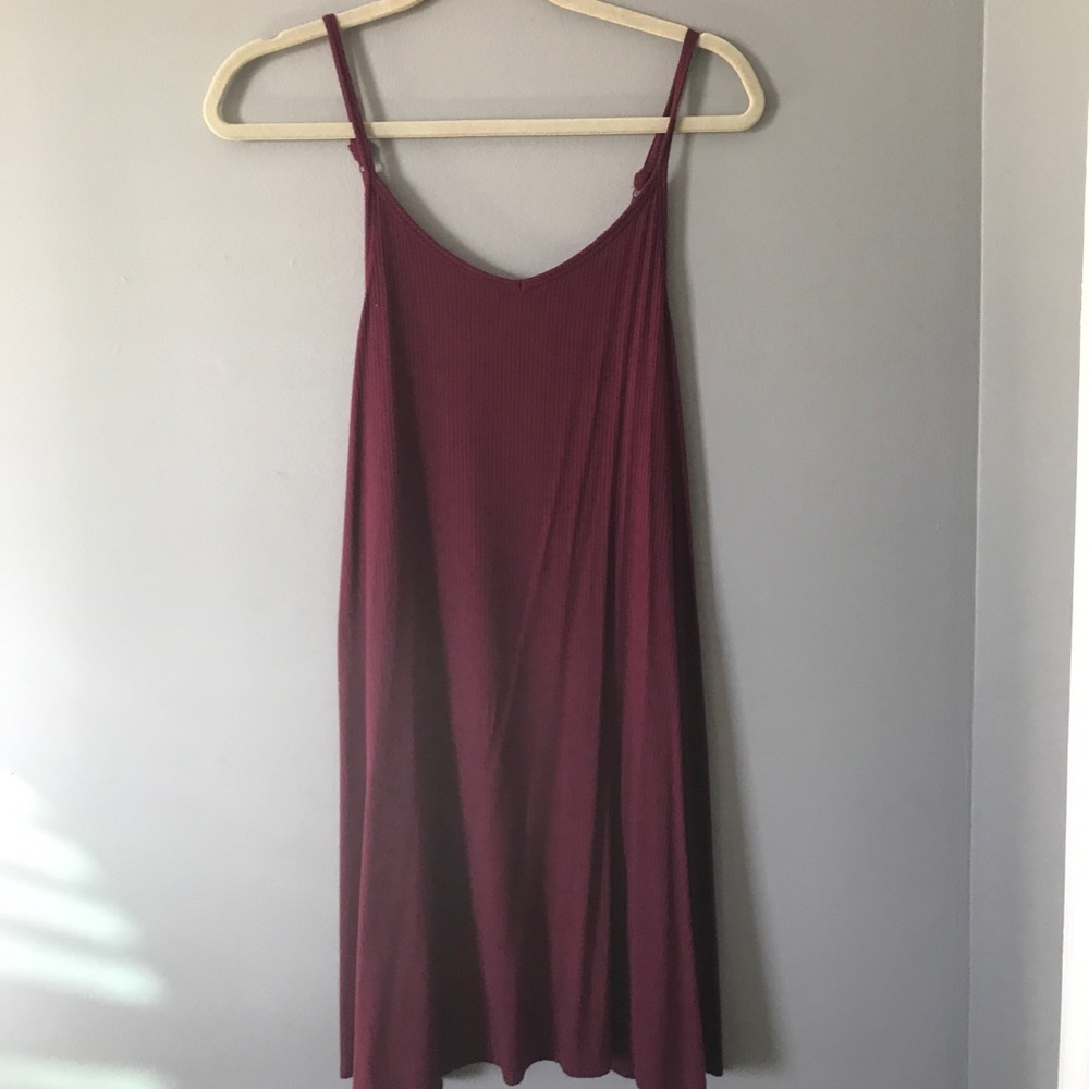 Red shift dress